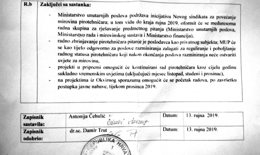 Najava prosvjeda pirotehničara i organizacijske upute